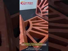 Blocos vermelhos da brisa da parede de Clay Hollow Bricks Outdoor Screen da terracota