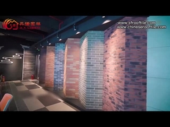 Telha de madeira de imitação do MCM Clay Tile Environmentally Flexible Wall da grão