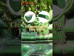 Templos antigos Materiais cerâmicos Chapas de telhado vidradas chinesas com superfície lisa e brilhante