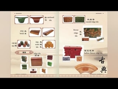 Edifícios de estilo chinês antigo telhados e ornamentação de telhados para pavilhão de jardim