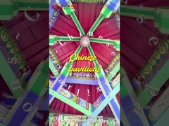 Pergola de madeira feita à mão para o exterior Pavilhão chinês Jardim Hexágono Gazebo de madeira