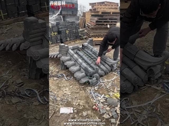 Projeto tradicional natural de Grey Chinese Clay Roof Tiles