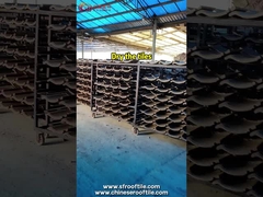 Telhas de telhado de ardósia cinza de estilo tradicional japonês para telhados de casas de chá