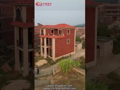 Dividindo tijolos de clínquer para fachadas de casas