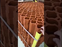 tijolo oco de barro bloco de brisa terracota