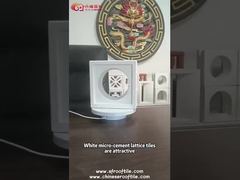 Decorative cement blocks for fence wall