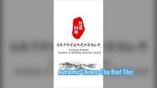 Telhas de barro chinesas autênticas para edifícios antigos