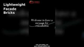 bloco de parede de painéis de fachada de tijolo oco de cerâmica espumada