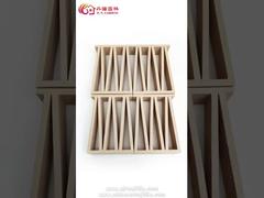 Blocos de brisa de terracota com padrão M premium para arquitetura