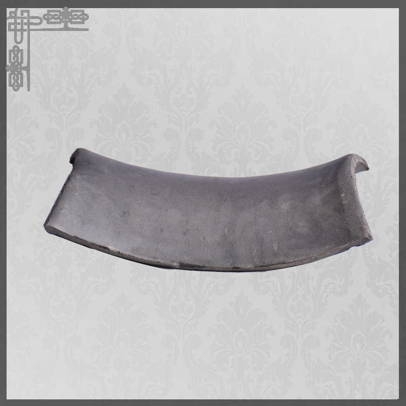 Tipo antigo 180*160mm de Clay Roof Tiles Bent Flat do templo bonito da construção