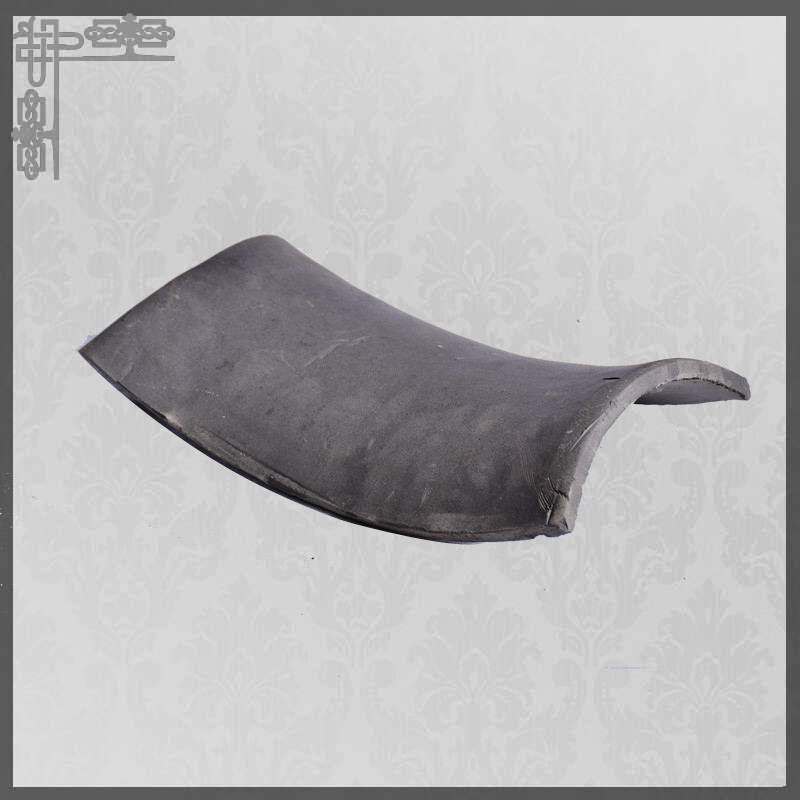 Tipo antigo 180*160mm de Clay Roof Tiles Bent Flat do templo bonito da construção