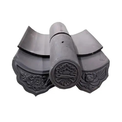 Telhas de telhados de templos para arquitetura tradicional Japonês Chinês Coreano Telhado de argila Ridge Telhado de telhas Ornamento