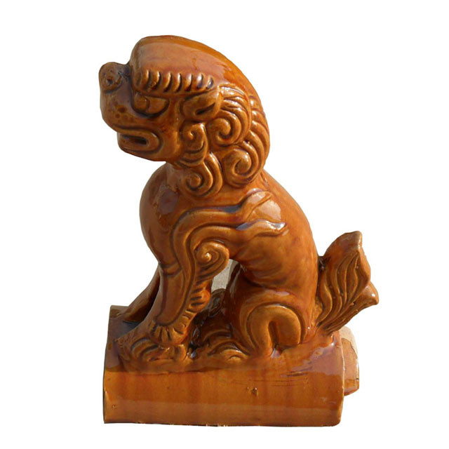 Da decoração chinesa do telhado duas vezes da aglomeração a construção antiga vitrificou a telha do ornamento do telhado