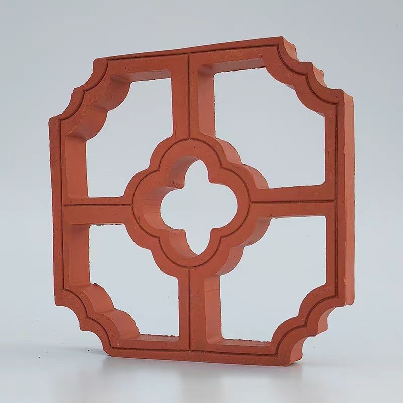 Brisa Geométrica Terracota Parede tijolos de bloco Decoração de painel externo Parede edifício fachada revestimento