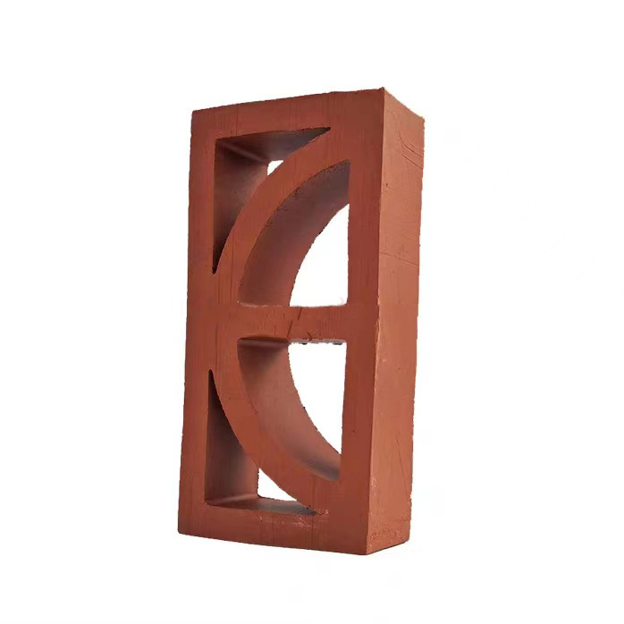 Terracota natural blocos de argila oca tijolo material de construção painéis de parede decoração brisa