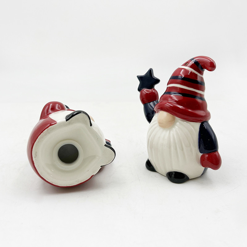 Natal Cerâmica Cozinha de Férias e Mesa Presentes do Pai Natal Sauteador de Pimenta Conjunto de Decoração de Casa Festiva