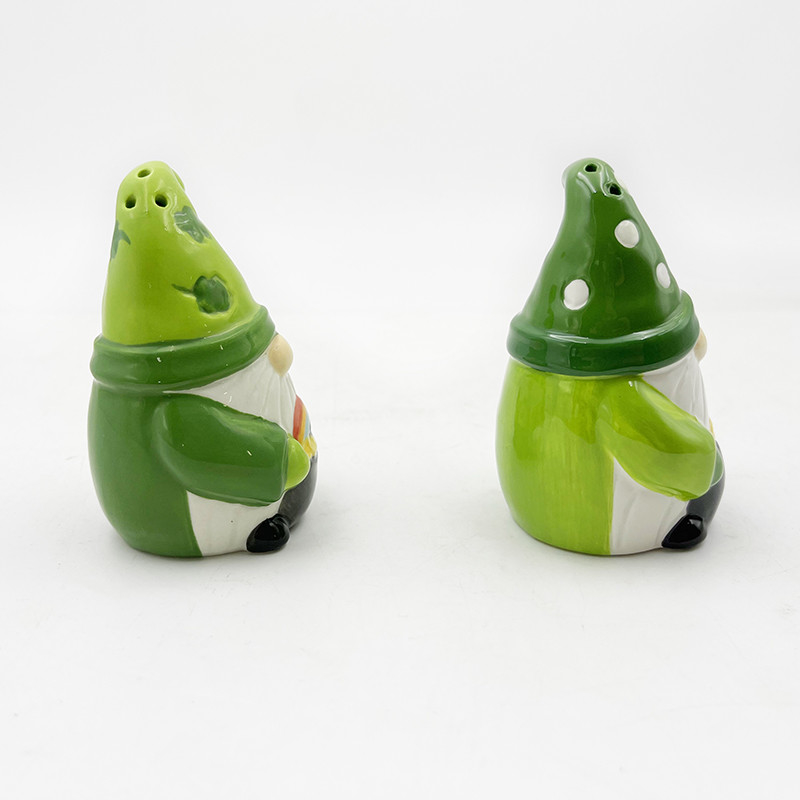 Decoração de Natal de Cerâmica Pintada à Mão Papai Noel Salt And Pepper Shaker