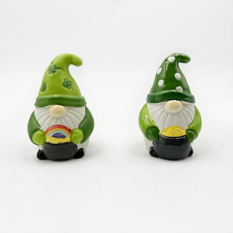 Decoração de Natal de Cerâmica Pintada à Mão Papai Noel Salt And Pepper Shaker