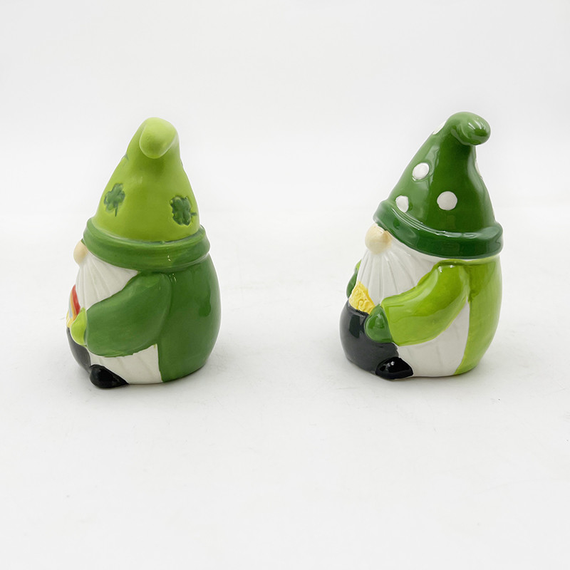 Decoração de Natal de Cerâmica Pintada à Mão Papai Noel Salt And Pepper Shaker