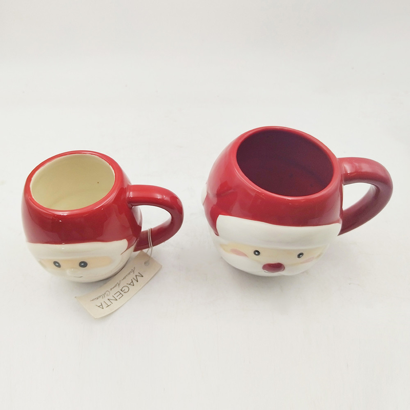 Cute Custom Cerâmica Animais 3D Face Beagles Mão Pintada Novidade Copo de Café Para Regalo Casa Restaurante