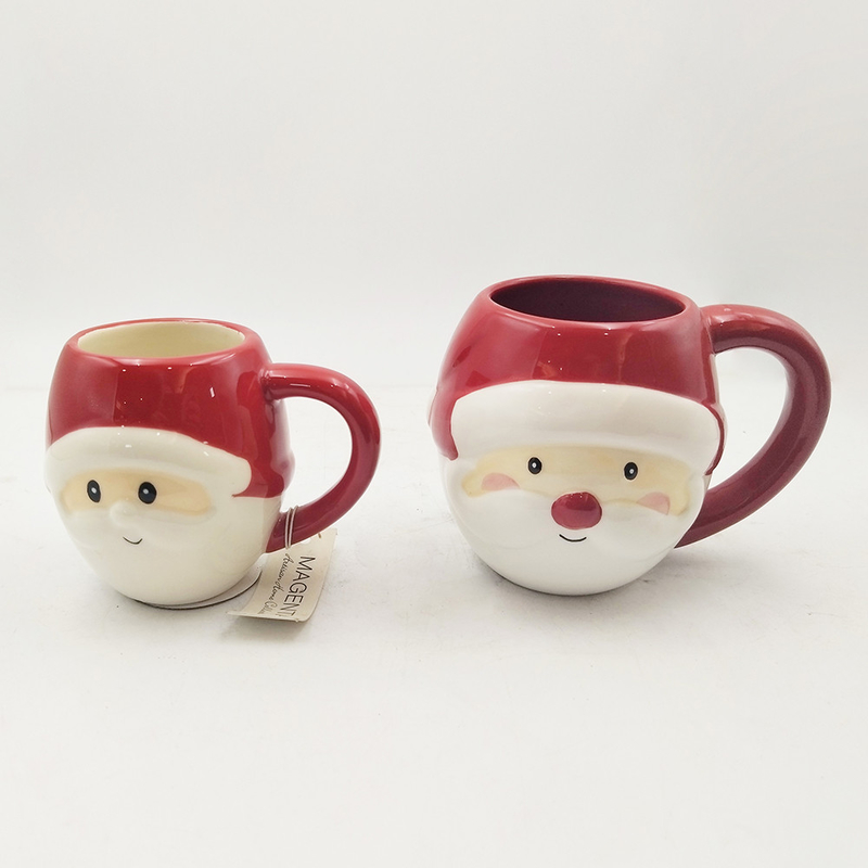 Cute Custom Cerâmica Animais 3D Face Beagles Mão Pintada Novidade Copo de Café Para Regalo Casa Restaurante