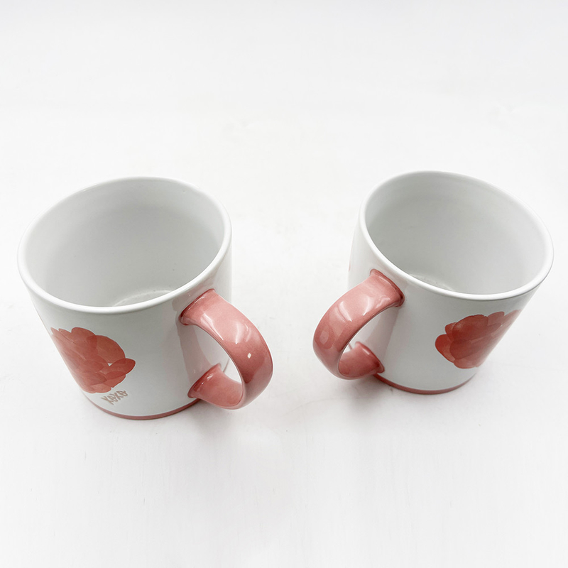 Dia dos Namorados Coração Pintado Produtos de Artesanato em Cerâmica Taça Domínio Para Casa E Café