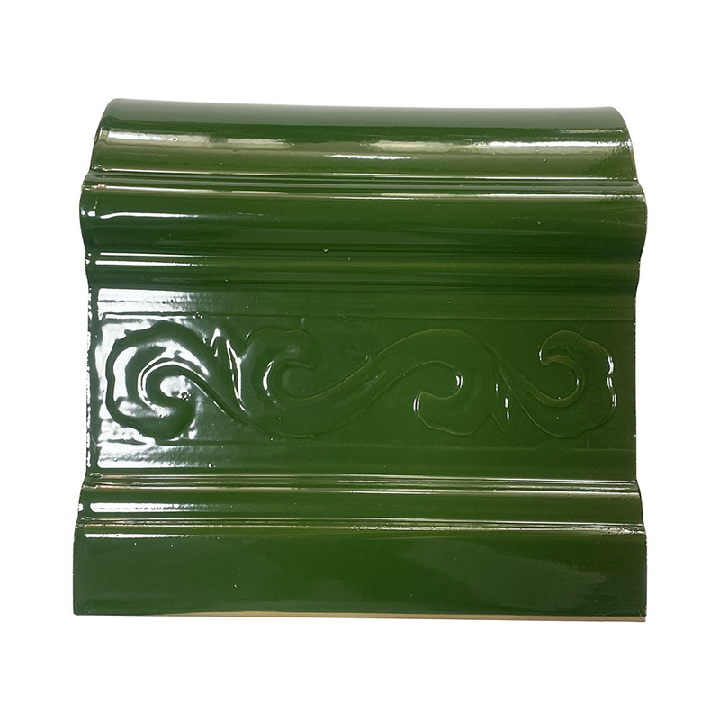 Telhas de telhado vidradas de terracota de estilo antigo chinês para pavilhão de jardim e edifícios modernos