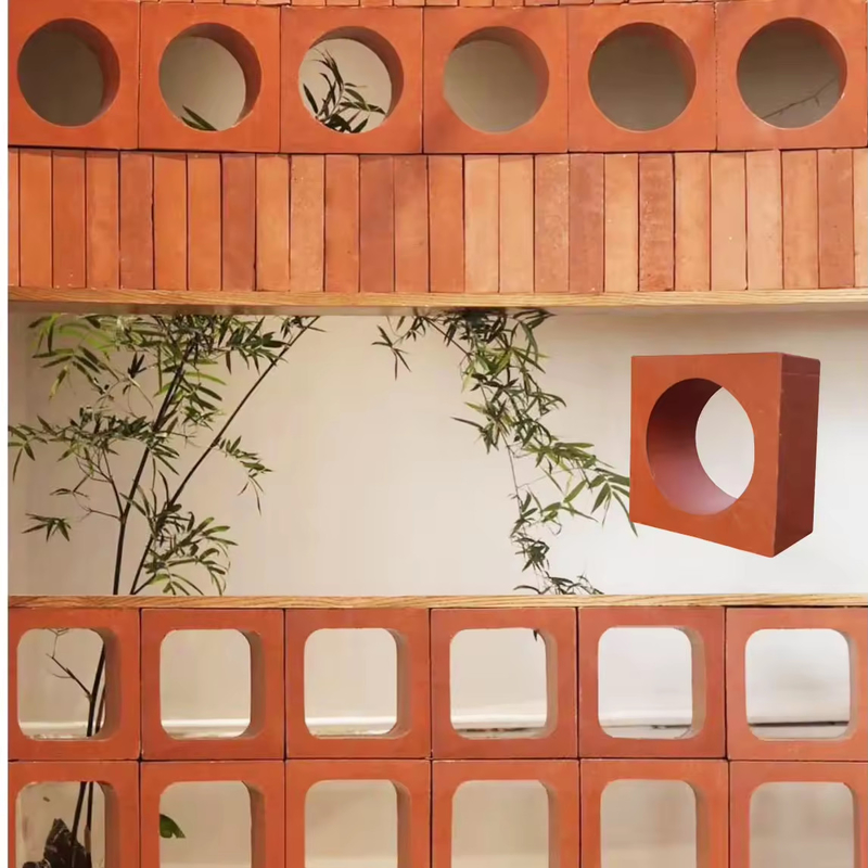 Instalação sem esforço e manutenção mínima Blocos de brisa de terracota para design fácil