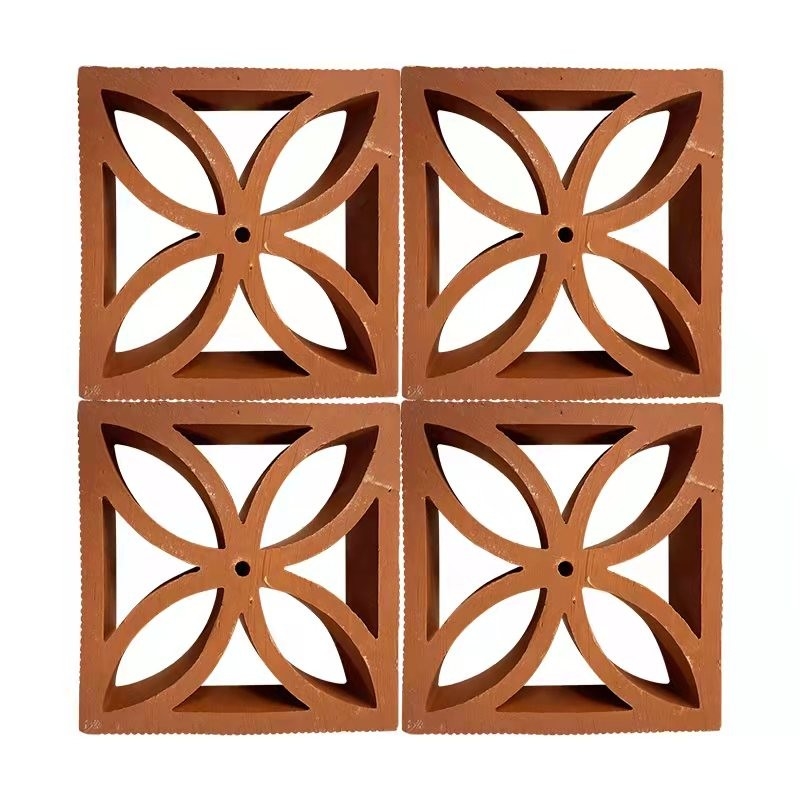 Tela de terracota Blocos de brisa Versátil para criar divisórias decorativas Telas e paredes