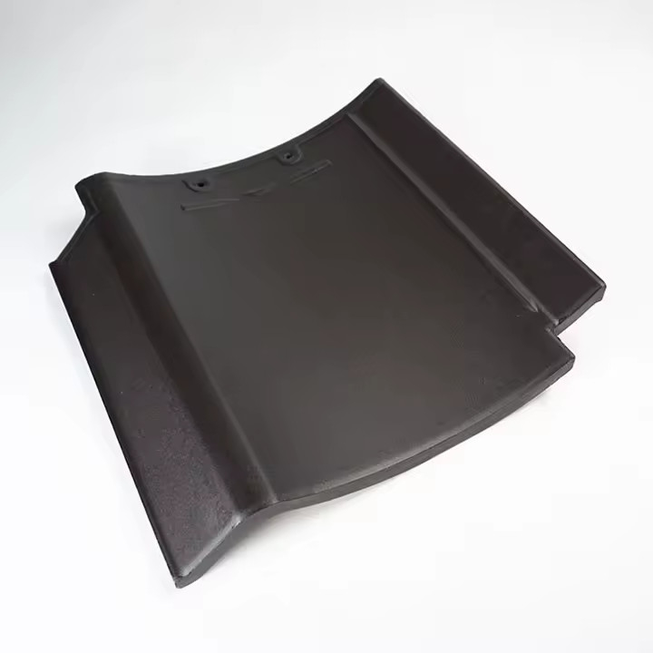 Rochedo durável e clássico de estilo japonês telhado de telhado cerâmico telhado 310 * 310mm impermeável resistente ao calor
