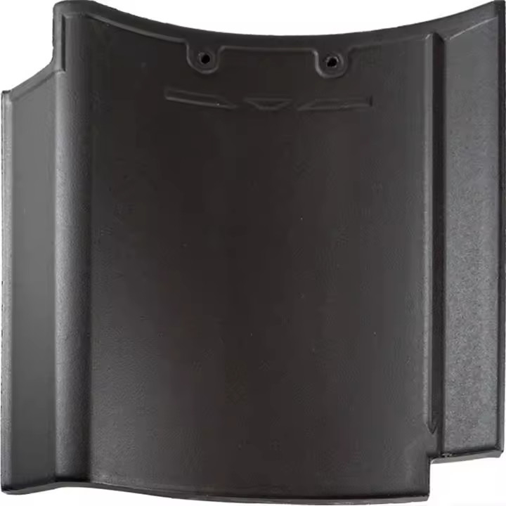 Rochedo durável e clássico de estilo japonês telhado de telhado cerâmico telhado 310 * 310mm impermeável resistente ao calor