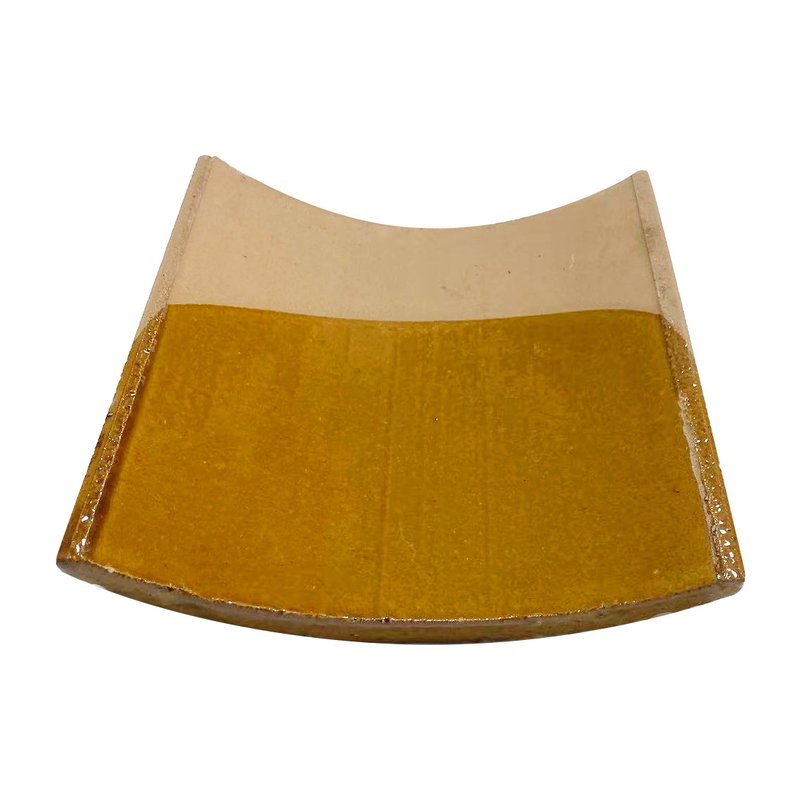Telhado de telhado de vidro chinês elegante vidro amarelo duradouro para o estilo imperial antigo telhados de design moderno