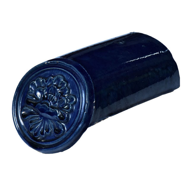 Chapa de telhado de vidro chinês azul brilhante Alta durabilidade para casas tradicionais e modernas Material de construção
