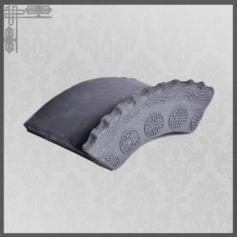 Telas de telhado de barro cinza chinês de alta qualidade Design clássico Ideal para arquitetura tradicional