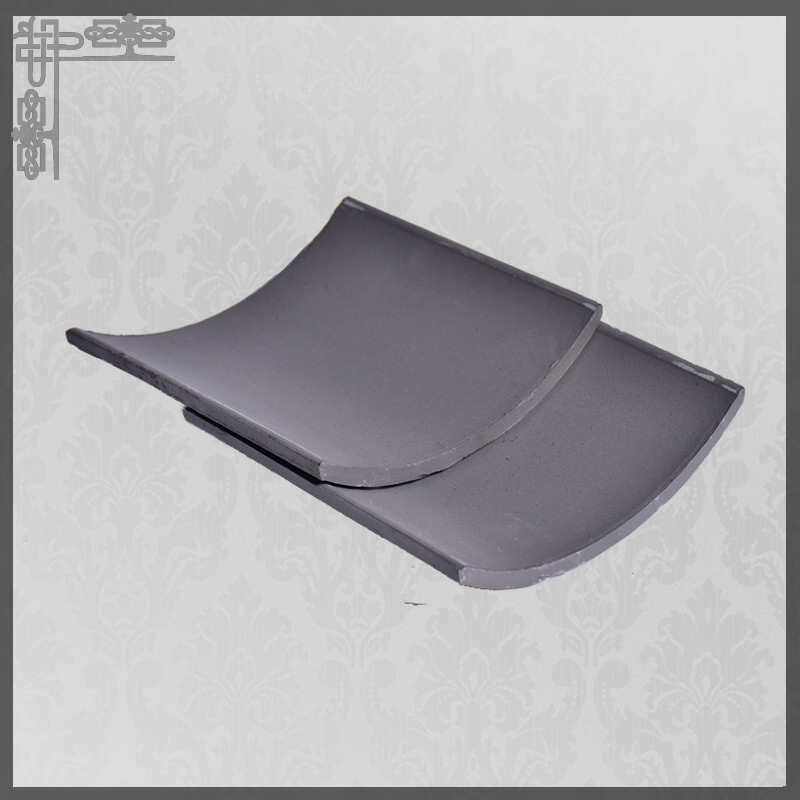 Telas de telhado de barro cinza chinês de alta qualidade Design clássico Ideal para arquitetura tradicional