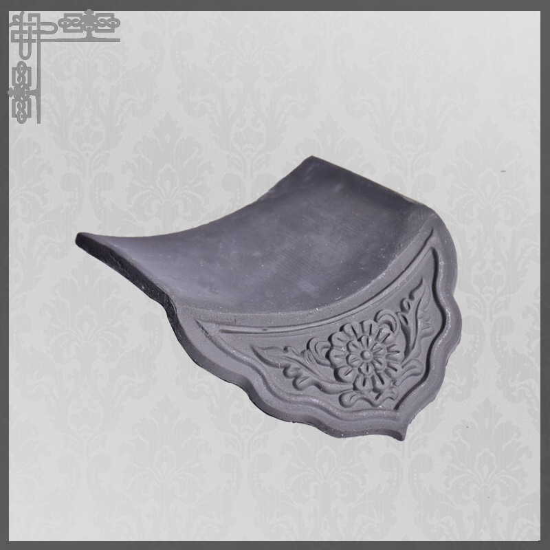 Telas de telhado de barro cinza chinês de alta qualidade Design clássico Ideal para arquitetura tradicional