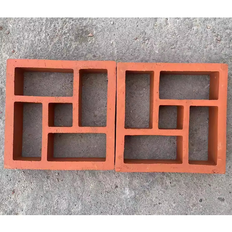Blocos de brisa para decoração de parede padrão geométrico terracota argila ventilação tijolo teto oco decorativo