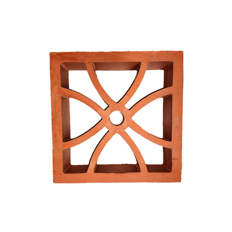 Firebrick Refractário Leve Design Moderno pátio externo Hole Clay Hollow Terracotta Breeze Block