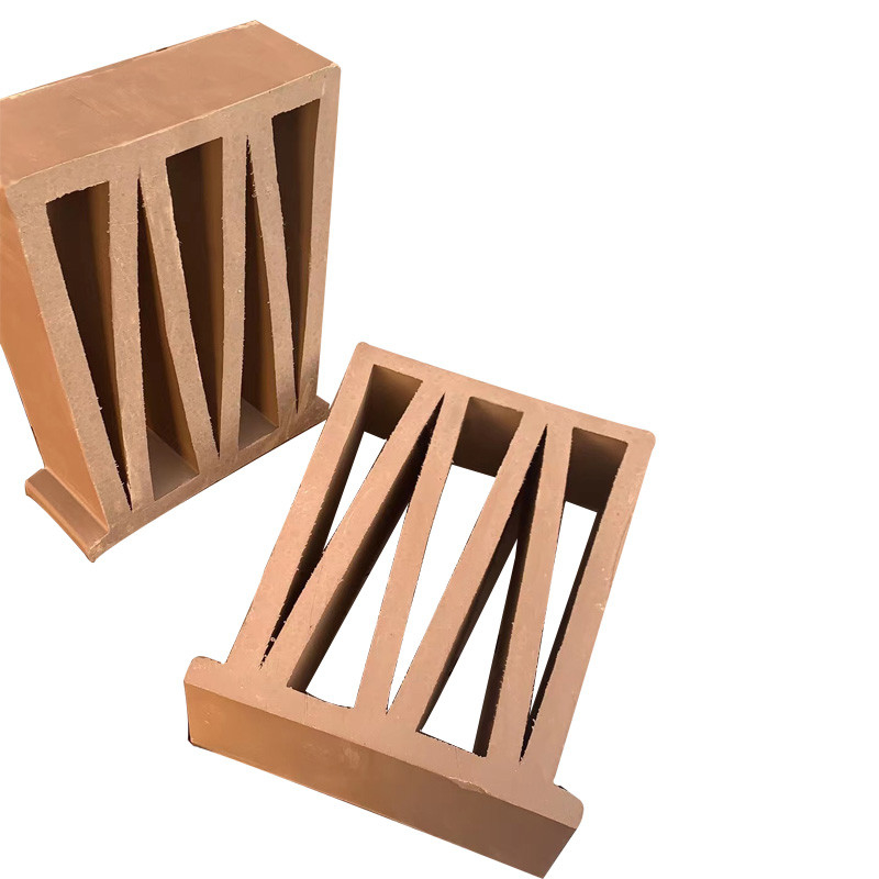 M Padrão de estilo romano Edifício Parede Veneer Breeze Bloco de argila tijolos de terracota ocos telha decorativa de parede