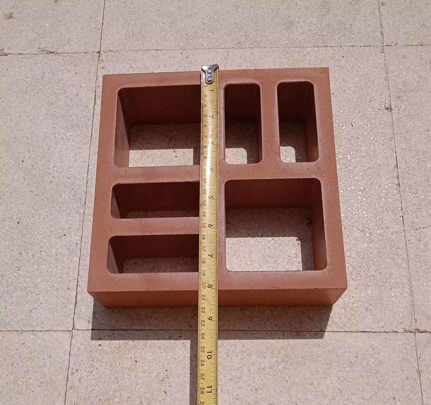 Cercas Terracotta vermelho tijolos decorativos parede oca telha argila vento bloco argila ventilação