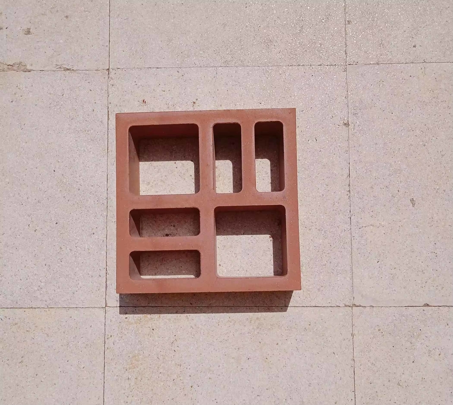 Cercas Terracotta vermelho tijolos decorativos parede oca telha argila vento bloco argila ventilação