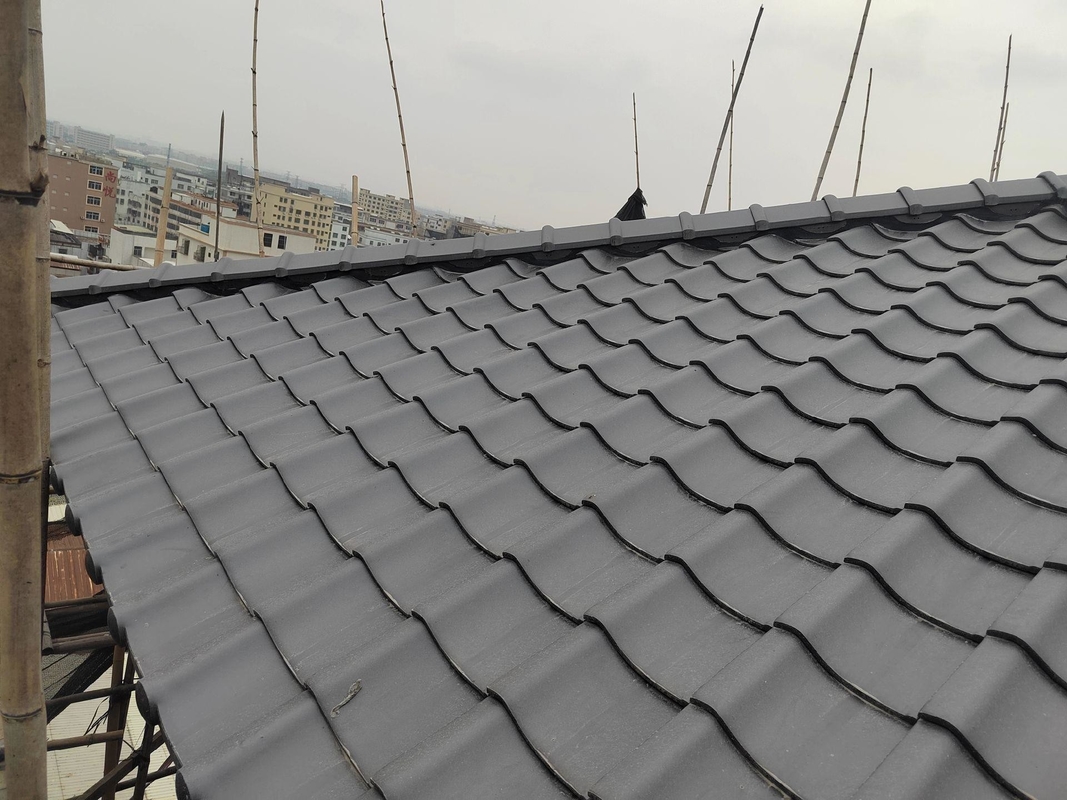 Telhas de estilo japonês Design intemporal telhado telhas ideais para edifícios tradicionais e modernos