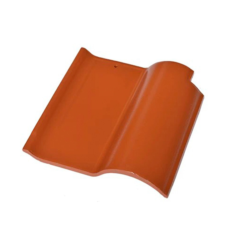 Telhado de telhado em cerâmica espanhola em forma de S Terracota Argile vermelha durável estilo mediterrâneo Ideal para projetos de telhado residencial