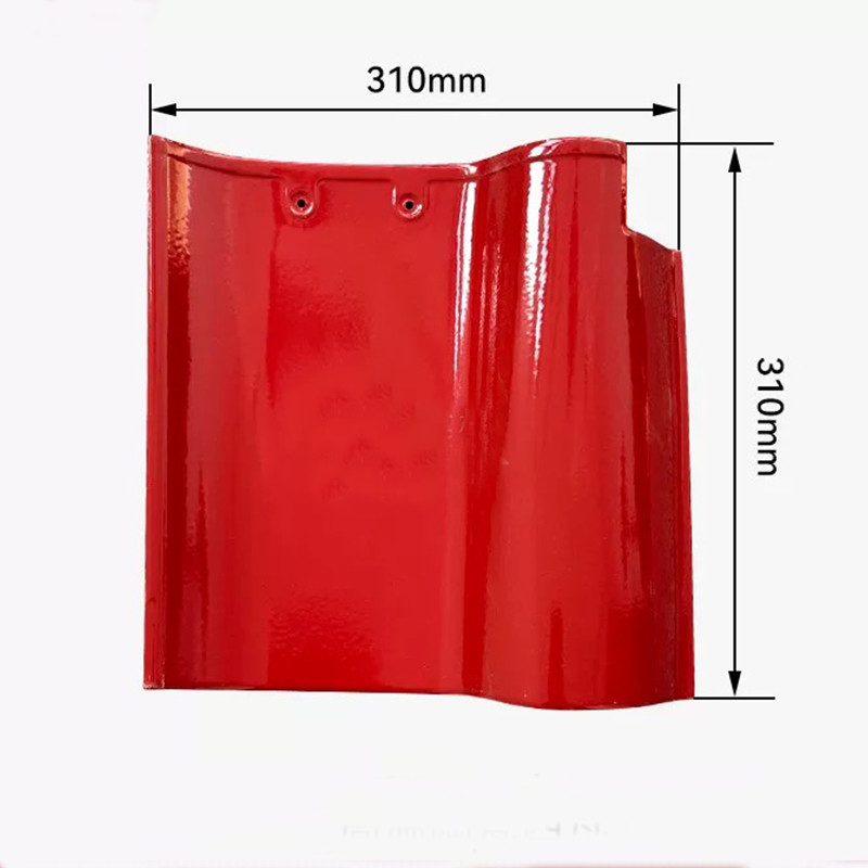 Premium S-Curve Spanish Roof Tile Clássico Vermelho de Alta Qualidade Cerâmica Design resistente a intempéries Perfeito para casa tradicional