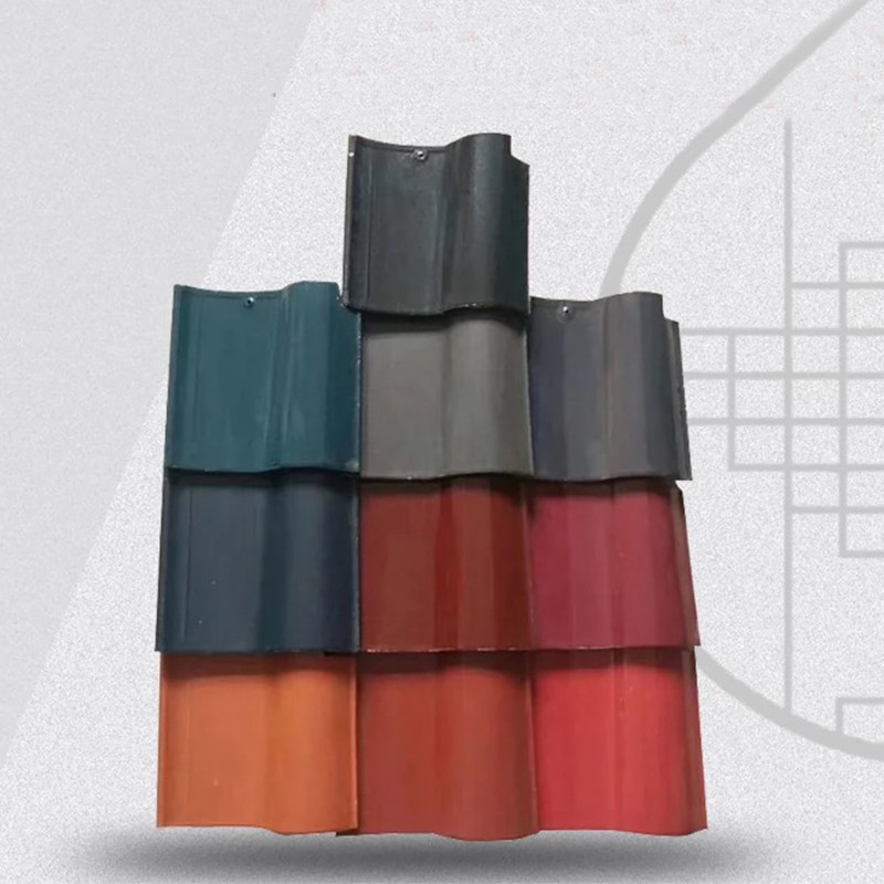 Tecelagem em cerâmica espanhola personalizável em forma de S, com cores variadas Solução de telhado de argila adaptada às suas necessidades