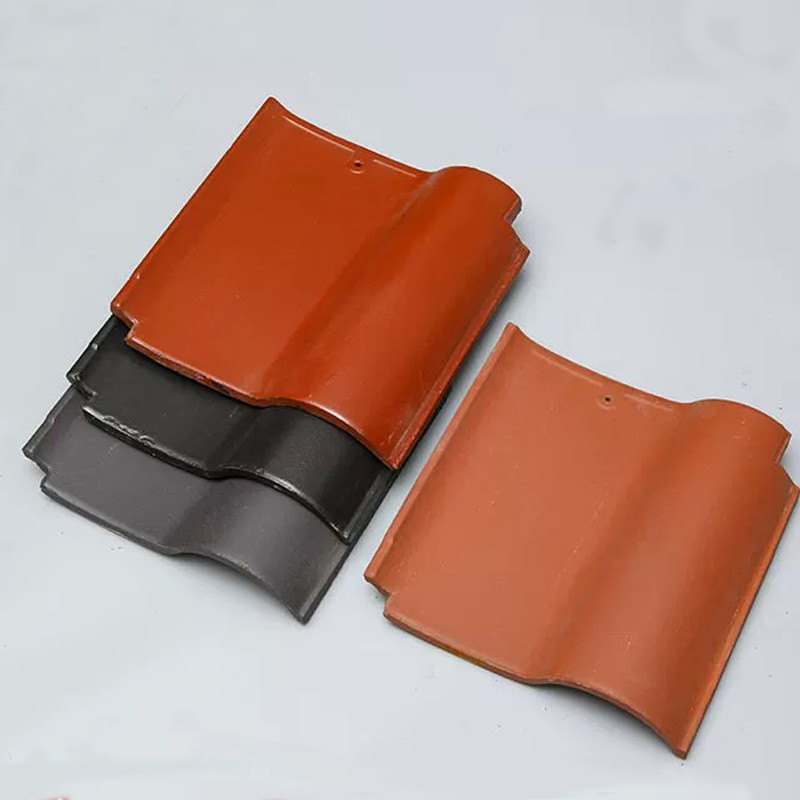 Classic S-Curve Spanish Roof Tile Argila resistente ao tempo Tradicional Estética de longa duração para casas e edifícios