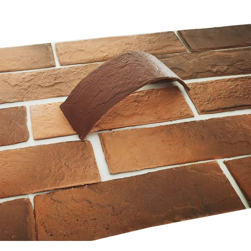 Morden Design Textura do solo Pedra macia Flexível Telhas de argila para parede MCM Veneer de pedra artificial para decoração de parede exterior