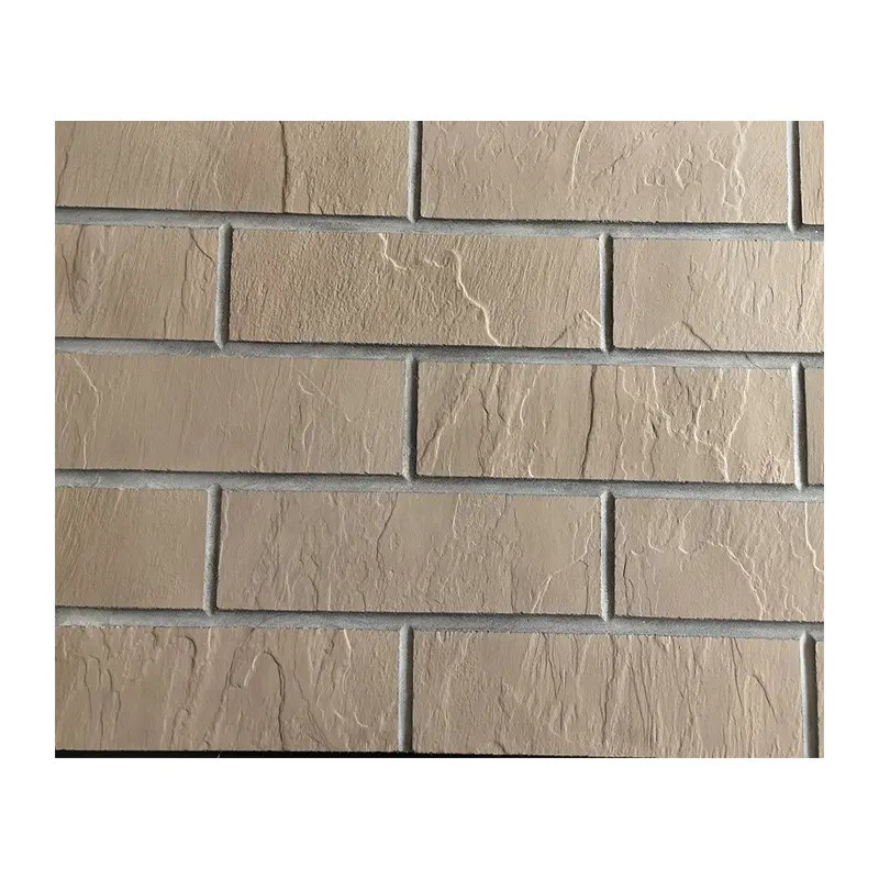 Instalação Rápida Brick Veneer MCM Antique Red Facing Brick Hotel Decorative Parede Exterior Flexível Combinado Cerâmica Tile
