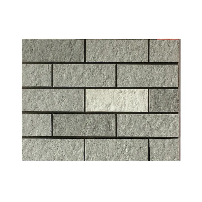 Classic Brown Brick Look Flexible Soft Stone Wall Tile For School Exterior Wall Decoration 3mm Thin Fireproof MCM Stone (Pedras MCM resistentes ao fogo)
