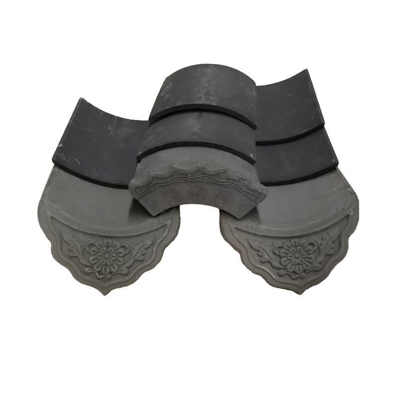 Telhas de telhado de argila cinza resistentes a intempéries 180 * 180mm Apelo clássico com desempenho superior